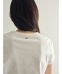 tシャツ 半袖 シルクタッチコットンスリムフィ...の詳細画像4