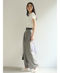 tシャツ 半袖 シルクタッチコットンスリムフィ...の詳細画像5