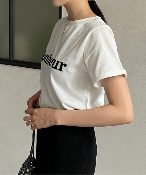 ワイズ バングオン 22SS フロッキーロゴプリントTシャツ ワイズ バングオン 22SS フロッキーロゴプリントTシャツ