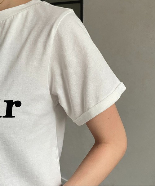 Thevon（ゼヴォン） tシャツ フロッキーロゴプリントTシャツ