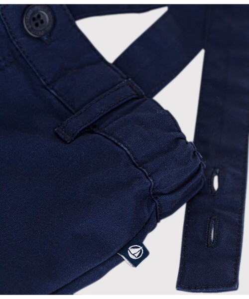 PETIT BATEAU（プチバトー） サロペット オーバーオール サージ織 
