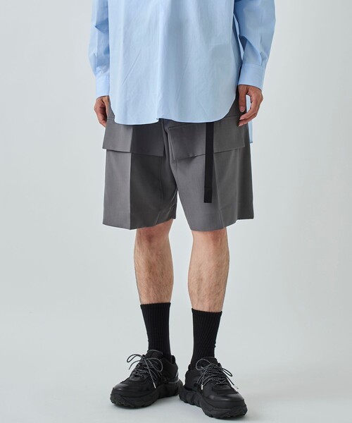 UJOH（ウジョー） パンツ STUDIOUS別注 Pocket Short PNT メンズ