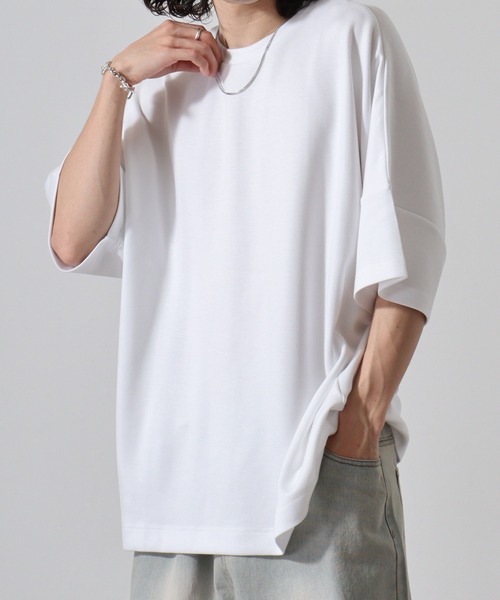 tシャツ 「接触冷感」ポンチ ドルマン TEE レディース FUNALIVE tシャツ WS select 接触冷感クールポンチ ドルマンT