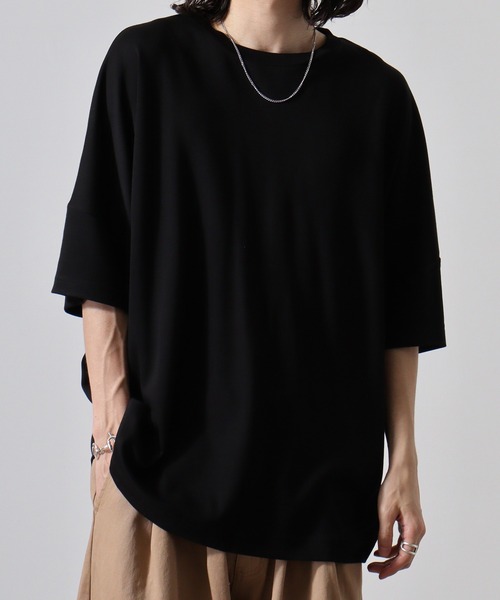 tシャツ ドルマンレタリングTシャツ レディース メンズ ロゴプリント ドルマンTシャツ