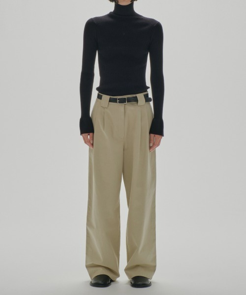 ニット/セーター todayful  flarecuffs rib knit  natural TODAYFUL（トゥデイフル）の「TODAYFUL Flarecuffs Rib Knit（ニット