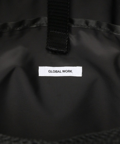 でら GLOBAL WORK デイバック リュック 撥水スマらく11ポケット