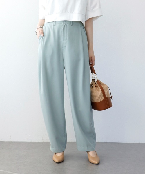 Jines パンツ バルーンタックパンツ レディース : ZOZOTOWN
