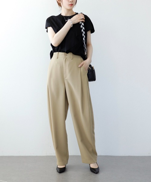 慈雨　バルーンパンツ　サイズ40 Jines パンツ バルーンタックパンツ レディース : ZOZOTOWN