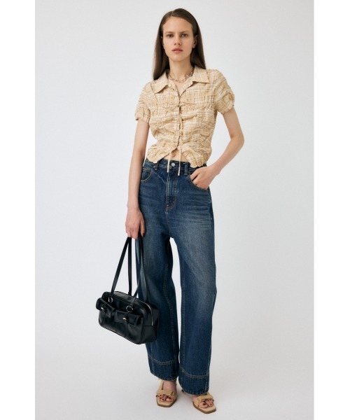 BIBIY. MADE | RUBY RIBBON SHIRT BLUE｜Bibiy.