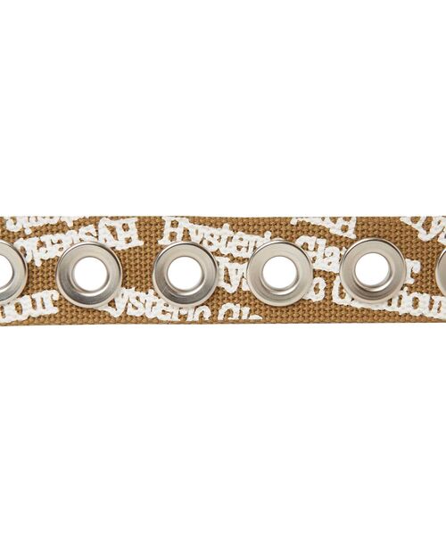 【ヒステリックグラマー】 TYPE LOGO アイレットテープベルト FLAME LOGO テープベルト|HYSTERIC GLAMOUR MEN | HYSTERIC