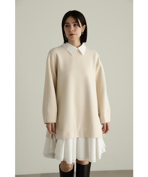 GIANA ジアナ ツイスト ジャージ ワンピース ミニ ワンピ ドレス JILL STUART ワンピース ボンディングジャージーミニワンピース