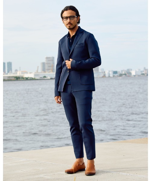 wjk スラックス function knit easy slacks メンズ : ZOZOTOWN Yahoo