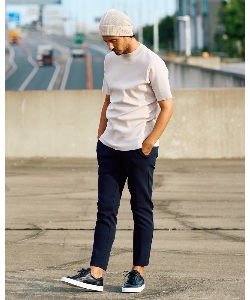 wjk スラックス function knit easy slacks メンズ : ZOZOTOWN Yahoo