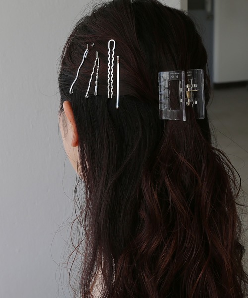 colleca la（コレカラ） ヘアピン メタルヘアピン 5本セット ウェーブ
