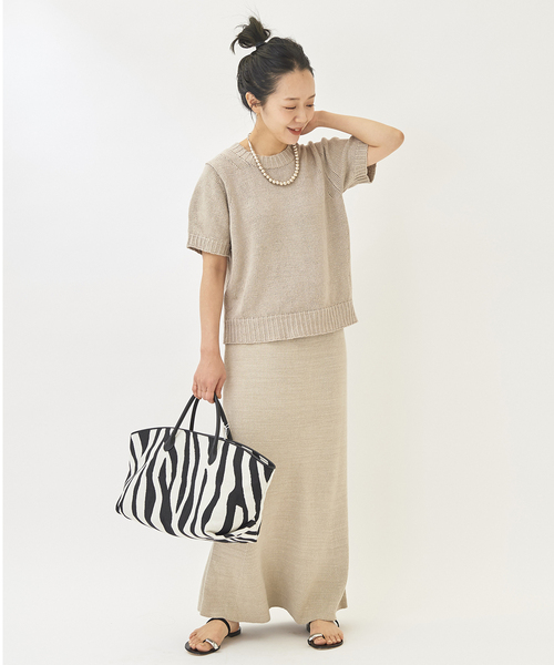 plage 「Plage」 半袖ニット - オレンジ レディース : ZOZOTOWN