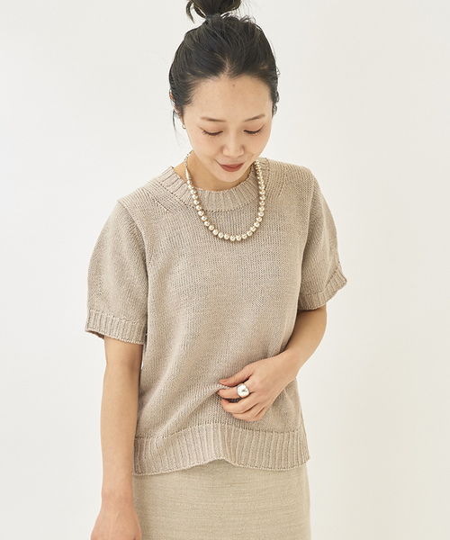 plage 「Plage」 半袖ニット - オレンジ レディース : ZOZOTOWN