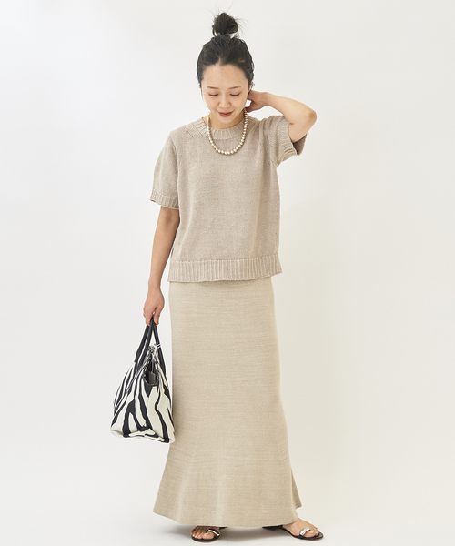 (plage)ニット plage ニット セーター SHEER C/N レディース : ZOZOTOWN Yahoo