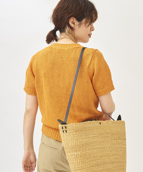plage 「Plage」 半袖ニット - オレンジ レディース : ZOZOTOWN