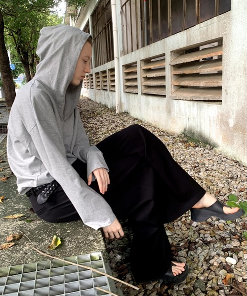 LONSLAN パンツ シルエットカーブ ワイドパンツ LON24a101 LONSLAN パンツ シルエットカーブ ワイドパンツ LON24a101