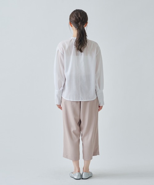 WHYTO（ホワイト） ブラウス シャツ 「WHYTO. / ホワイト」 PLEATS