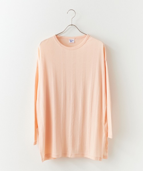 tシャツ R.P.miller/ミラー Sheer Crew L/S tee シア―トップス レディース R.P.miller/ミラー Sheer Crew L/S tee シア―トップス（Tシャツ