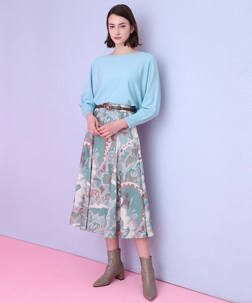 【美品】ANAYI アナイ 花柄 セットアップ ブラウス　スカート アナイ花柄ブラウススカートセットアップ