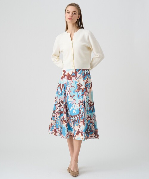 【美品】ANAYI アナイ 花柄 セットアップ ブラウス　スカート アナイ花柄ブラウススカートセットアップ