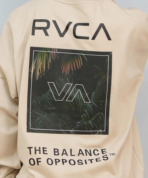 RVCA（ルーカ） tシャツ ロンTee/長袖Tシャツ ボックスロゴ オーバー