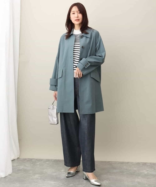 MK MICHEL KLEIN（エムケー ミッシェルクラン） ステンカラーコート