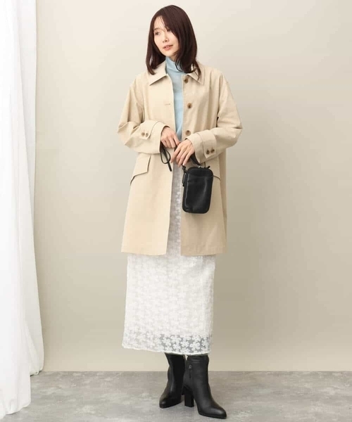 MK MICHEL KLEIN（エムケー ミッシェルクラン） ステンカラーコート