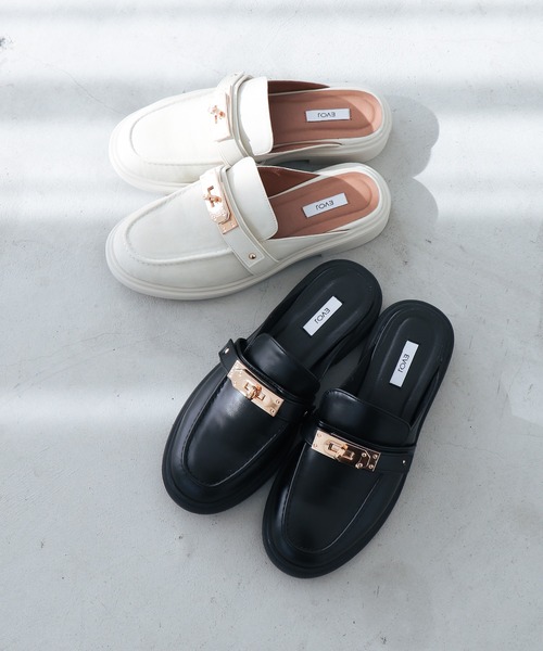 EVOL（イーボル） ローファー 「クッション入り・柔らかい」バックル