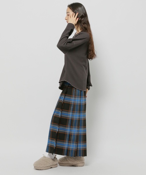 tシャツ 「WEB限定」バックミニフリルプルオーバー レディース niko and… tシャツ ミニパイルステッチプルオーバー レディース
