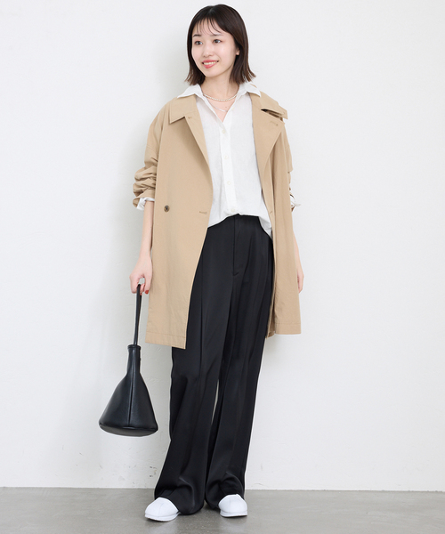 SLOBE IENA（スローブイエナ） ブラウス シャツ リネンコットン