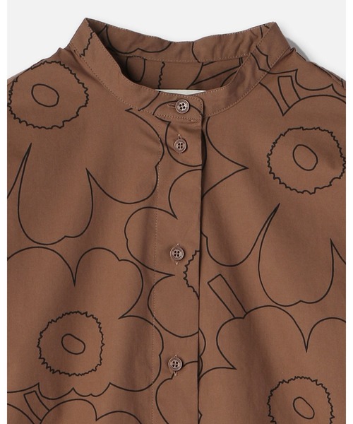 ブラウス シャツ Rohkea Piirto Unikko / shirt レディース marimekko ブラウス シャツ Rohkea Piirto Unikko / shirt