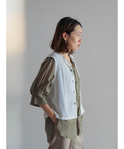 新品 25ss 今季 FIL DE FER ブラウス シルク 綿 ネイビー 新品 25ss 今季 FIL DE FER ブラウス シルク 綿 ネイビー - メルカリ