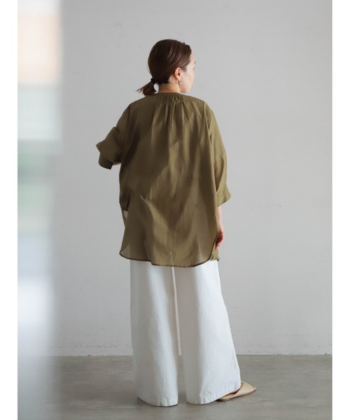 新品 25ss 今季 FIL DE FER ブラウス シルク 綿 ネイビー 新品 25ss 今季 FIL DE FER ブラウス シルク 綿 ネイビー - メルカリ