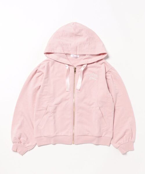 PINKHUNT パーカー ピンクハント ギャザーボリューム袖 ジップ