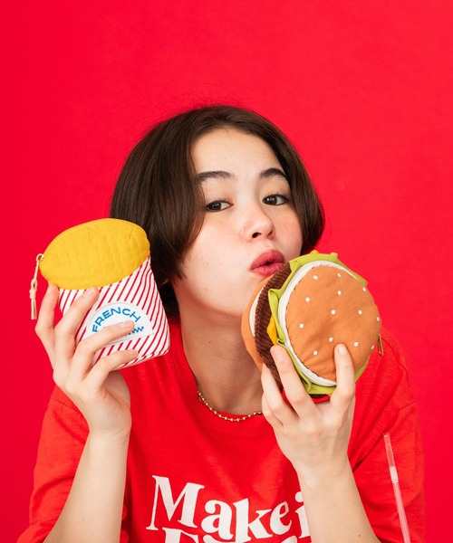 ACCOMMODE ポーチ ハンバーガーポーチ レディース メンズ