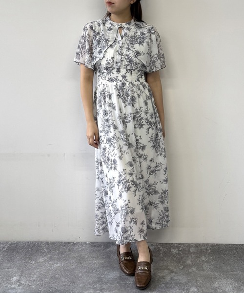 ワンピース 花柄ケープワンピース : ZOZOTOWN Yahoo!店 - 通販 - Yahoo