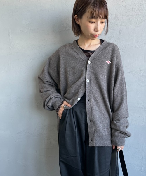 DANTON グレー ニットカーディガン 新品未使用Mサイズ Danton（ダントン） カーディガン 34 グレー レディース : ZOZOTOWN