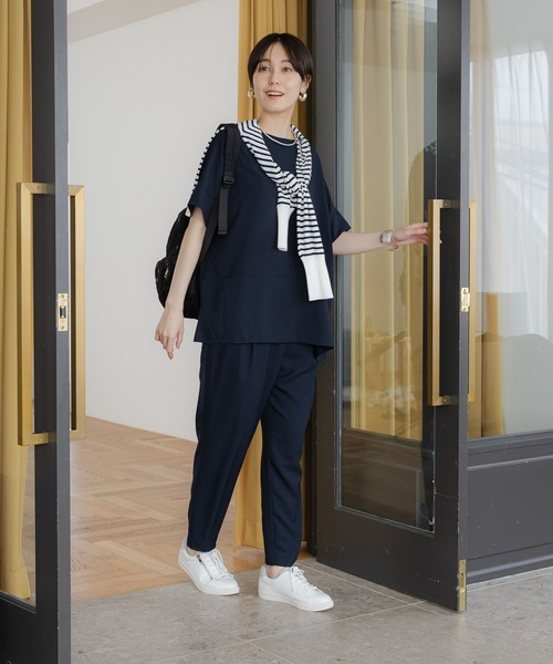 little suzie ラップパンツ Elura パンツ サラサラリラクシーラップパンツ「低身長サイズ