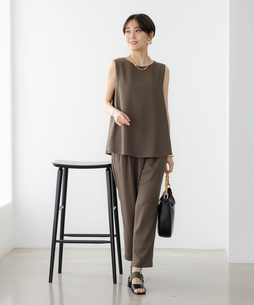 Elura パンツ サラサラリラクシーラップパンツ「低身長サイズ