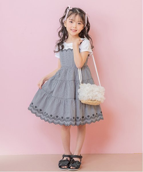 mezzo piano ワンピース mezzo piano Junior メゾピアノジュニア(mezzo junior)ニット
