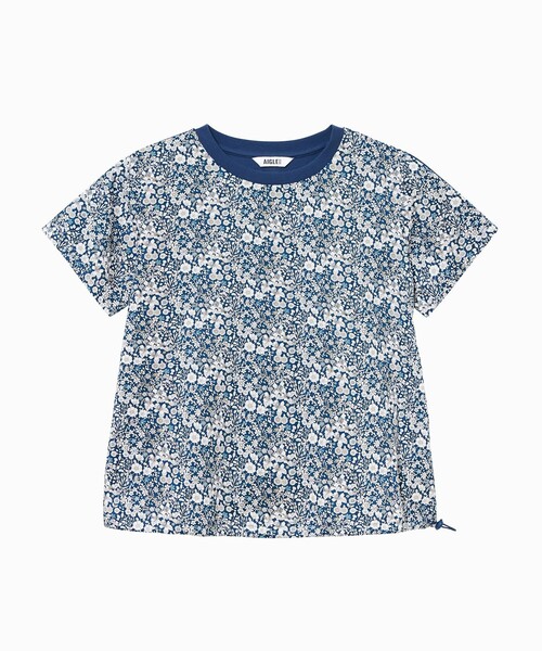 AIGLE tシャツ リバティプリント 半袖Tシャツ レディース