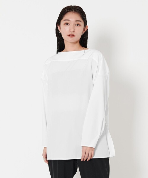 MARW UNITED ARROWS ボートネック ブラウス ‐UVカット‐ MARW UNITED ARROWS ブラウス シャツ 「MARW ARROWS」ボート
