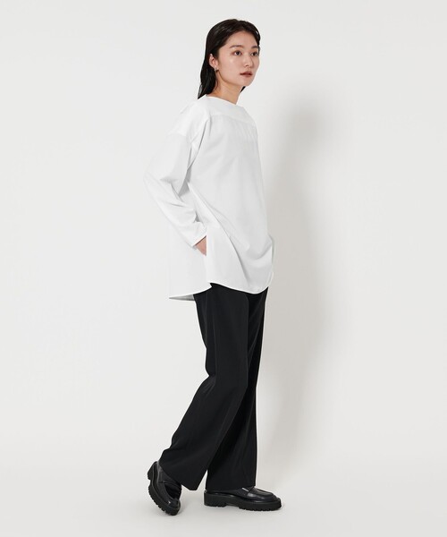 ブラウス シャツ 「MARW UNITED ARROWS」ボートネック ブラウス ‐UVカット‐ レディース MARW UNITED ARROWS ブラウス シャツ 「MARW ARROWS」ボート