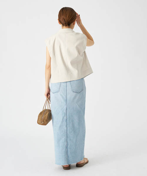 IENA ベスト ジレ ラペルドショートジレ レディース : ZOZOTOWN