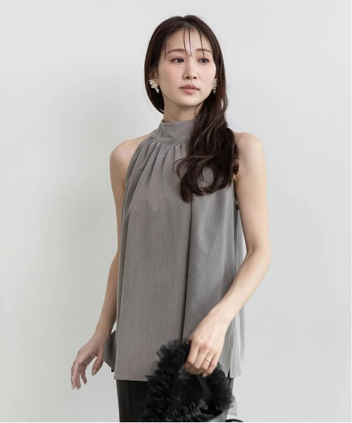 RANDA（ランダ） ブラウス シャツ ホルターネックバックリボンブラウス