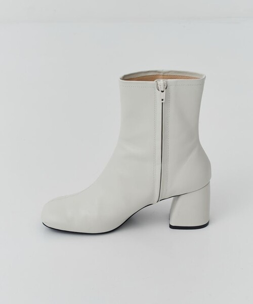 「CITY」 ショートブーツ 2 アイボリー レディース_画像9