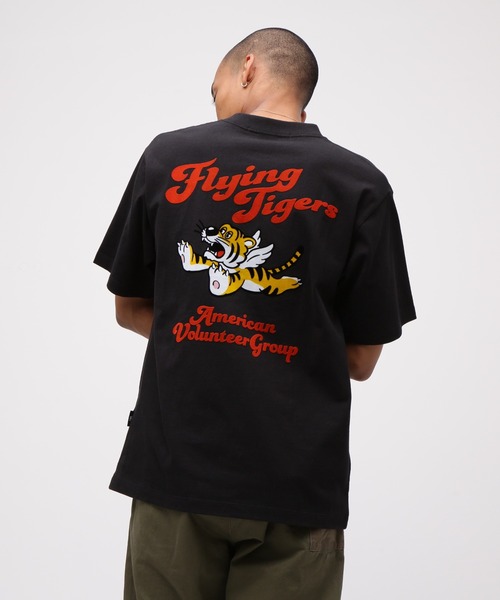 国内発送【AVIREX】フライングタイガー 半袖Tシャツ AVIREX tシャツ FLYING TIGER T-SHIRT / フライングタイガー